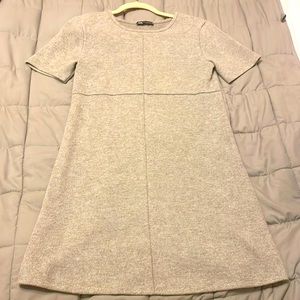 Zara grey shift dress size M